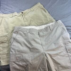 L.L. Bean Men's Cargo Shorts Two Pair Size Size 40